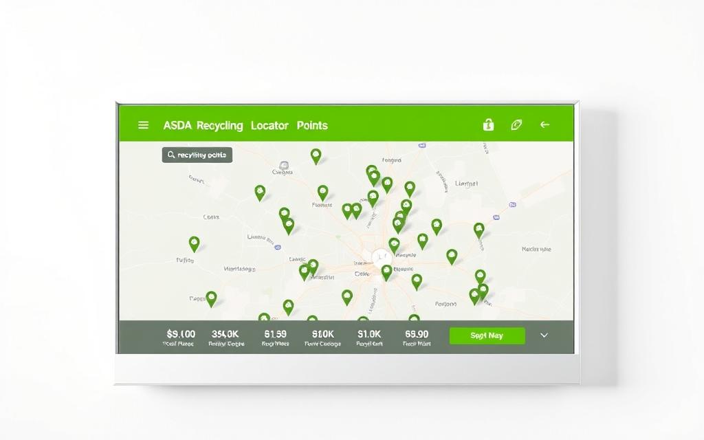 ASDA recycling locator tool