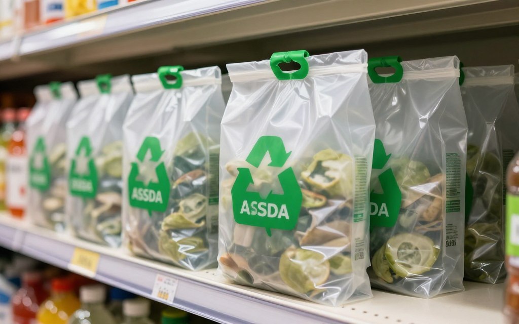 clear recycling bags asda